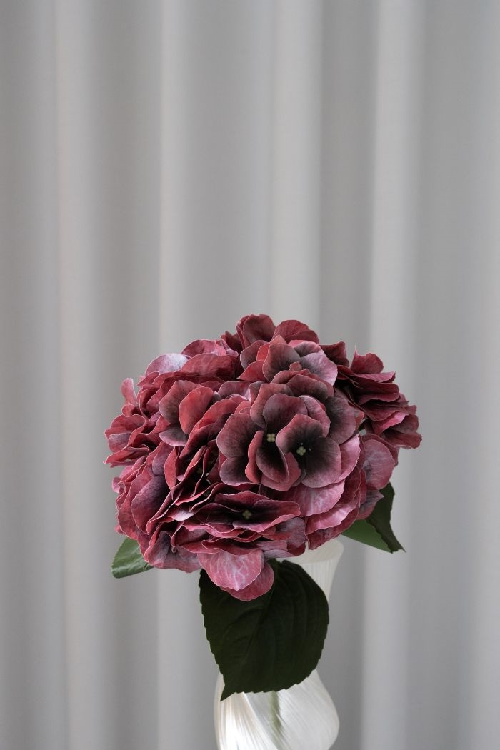 Artificial Hydrangea | Hortensia, Red